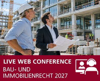 Bau- und Immobilienrecht 2027 - Live Web Conference