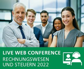 Rechnungswesen und Steuern 2022 - Live Web Conference