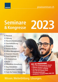 Seminarkatalog 2023 Seminarkatalog 2023